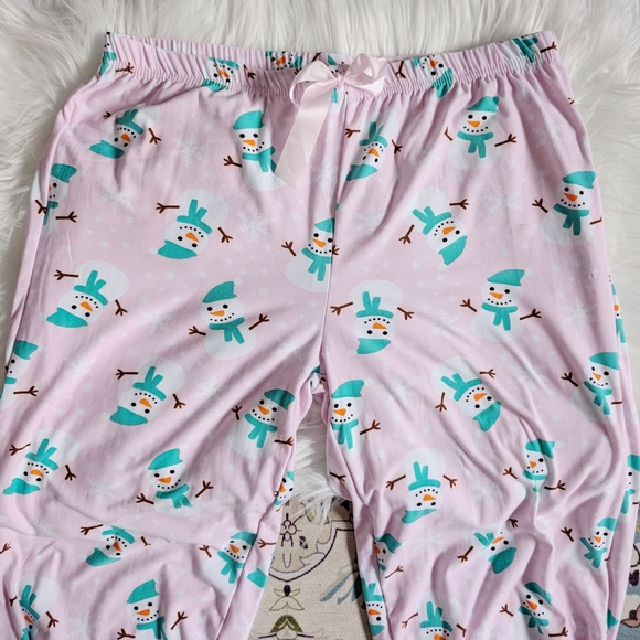 Polysuede snowman lounge pants - Picture 3 of 3